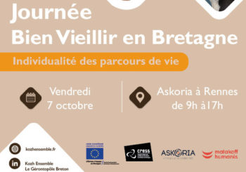 Save the date : 7 octobre 2022 Journée Bien Vieillir en Bretagne
